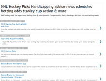 Tablet Screenshot of nhl.hockeyblog.cooperspick.com