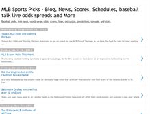 Tablet Screenshot of mlb.baseballblog.cooperspick.com